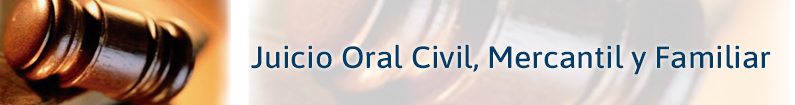 Banner - El Juicio Oral Civil, Mercantil y Familiar